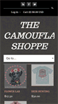 Mobile Screenshot of camouflageshoppe.com
